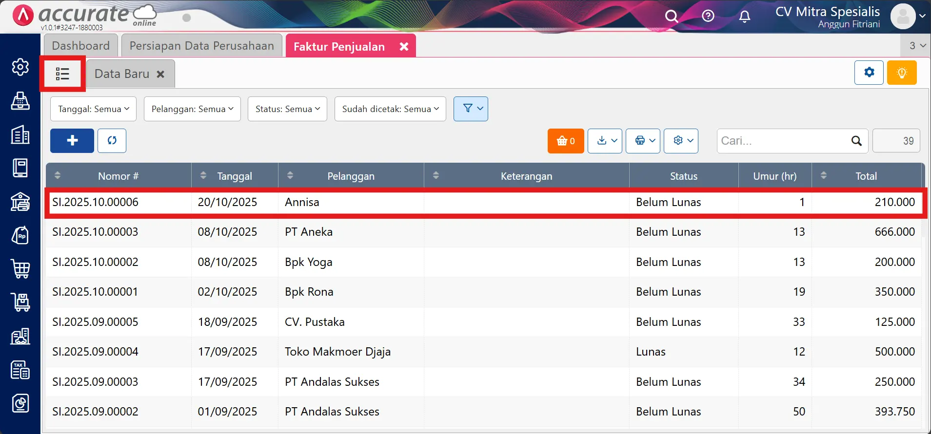 Cara menampilkan terbilang huruf kapital di faktur penjualan